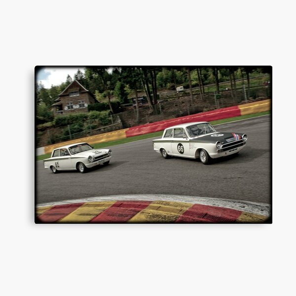 CORTINA Mk I Fine Art Print Lotus Alan Mann Racing SPORTING FORDS GT 1964
