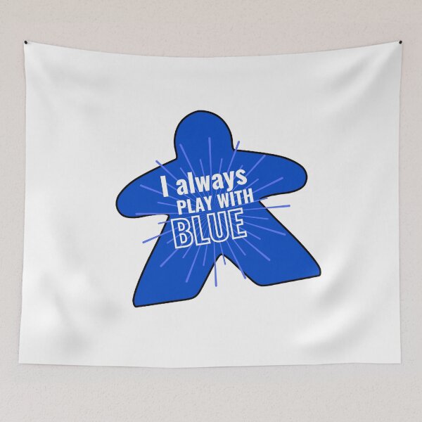 Item preview, I Always Play With Blue designed and sold by ZenBoardGamer.