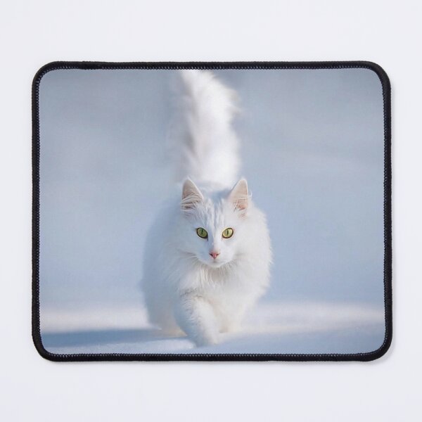 Item preview, Cute white cat designed and sold by marketfeliz.