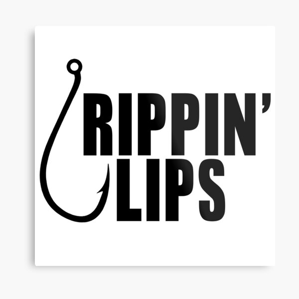 Rippin Lips Metal Print