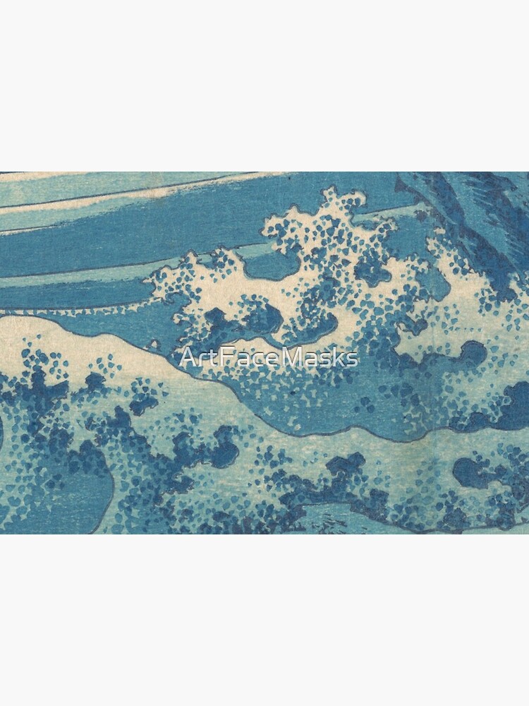 Japanese Woodblock Print Hokusai Wave  by ArtFaceMasks