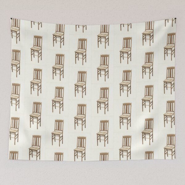 Item preview, Plain Wood Chair Watercolor designed and sold by ellenmueller.