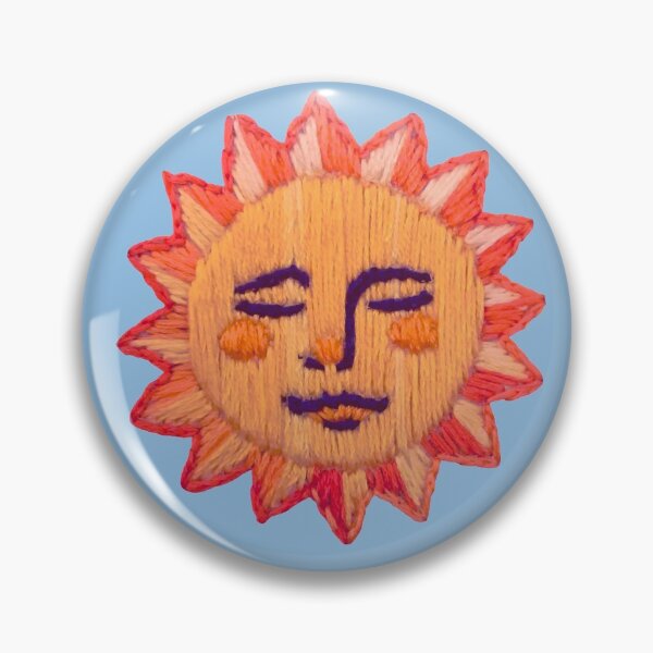 Item preview, Embroidered Sun designed and sold by Ivy Vex.