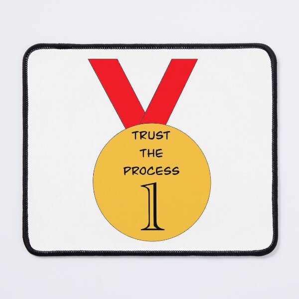 Item preview, Trust The Process Medal designed and sold by ArtbyLucy27.
