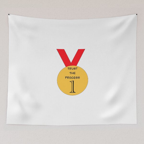 Item preview, Trust The Process Medal designed and sold by ArtbyLucy27.