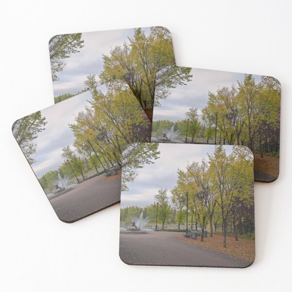 Item preview, Downtown Calgary Park In Autumn designed and sold by Catherine Reading.