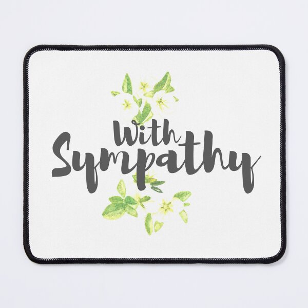Item preview, With Sympathy Floral Design designed and sold by Zentropik.