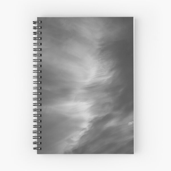 Item preview, Wispy black and white clouds captured by the warm sunset designed and sold by James-Cole.