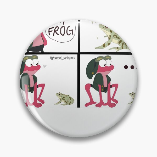 Item preview, Sprig meets a real frog Fantasy world Amphibia The Meaning Of Friendship designed and sold by AmphibiaKinsley.