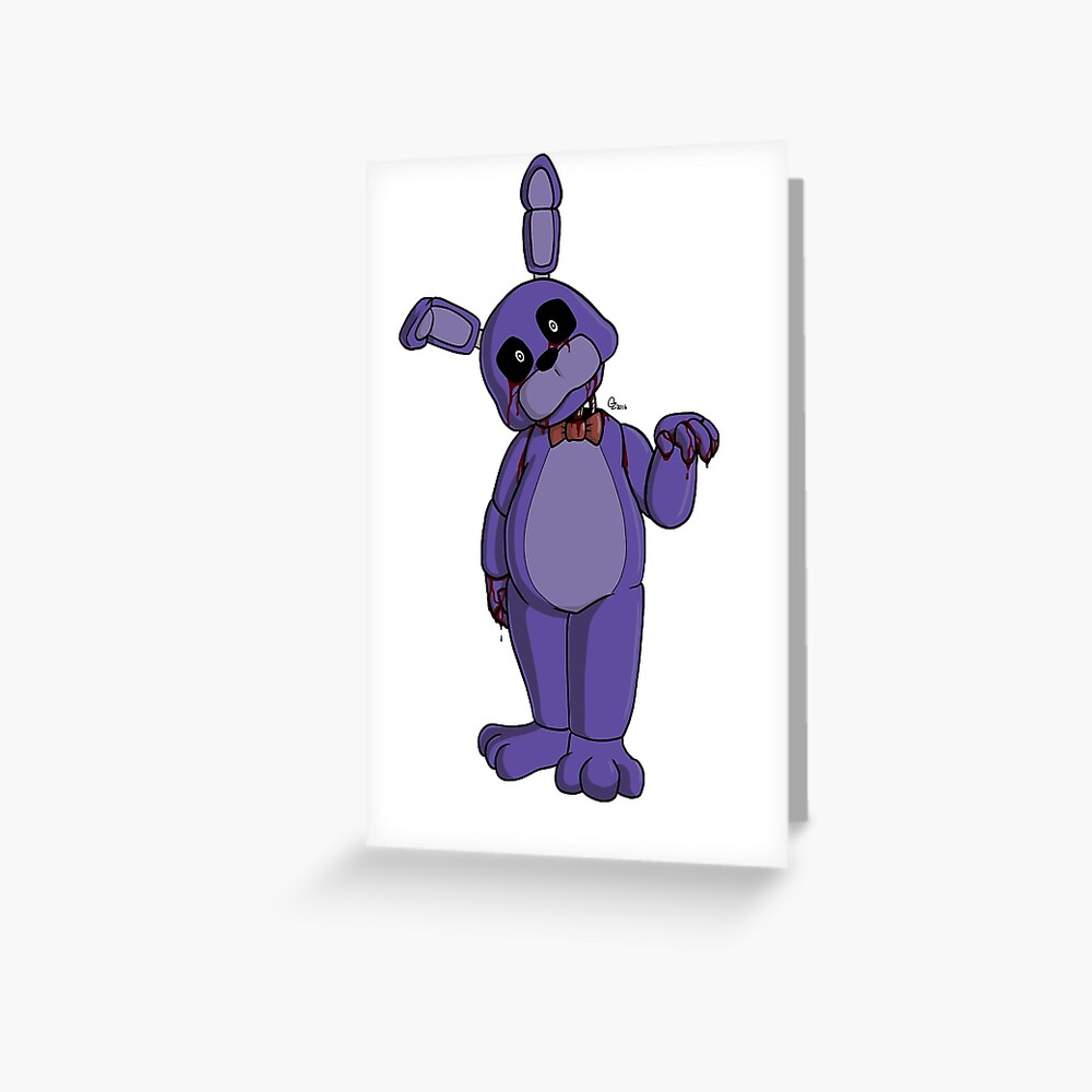 Fnaf 1 Bonnie Art Board Print for Sale by opthedragon