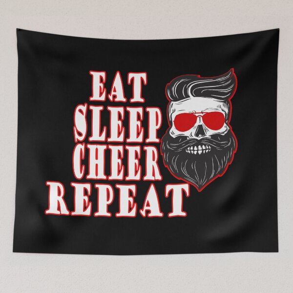 Item preview, Eat Sleep Cheer Repeat designed and sold by TBShali.