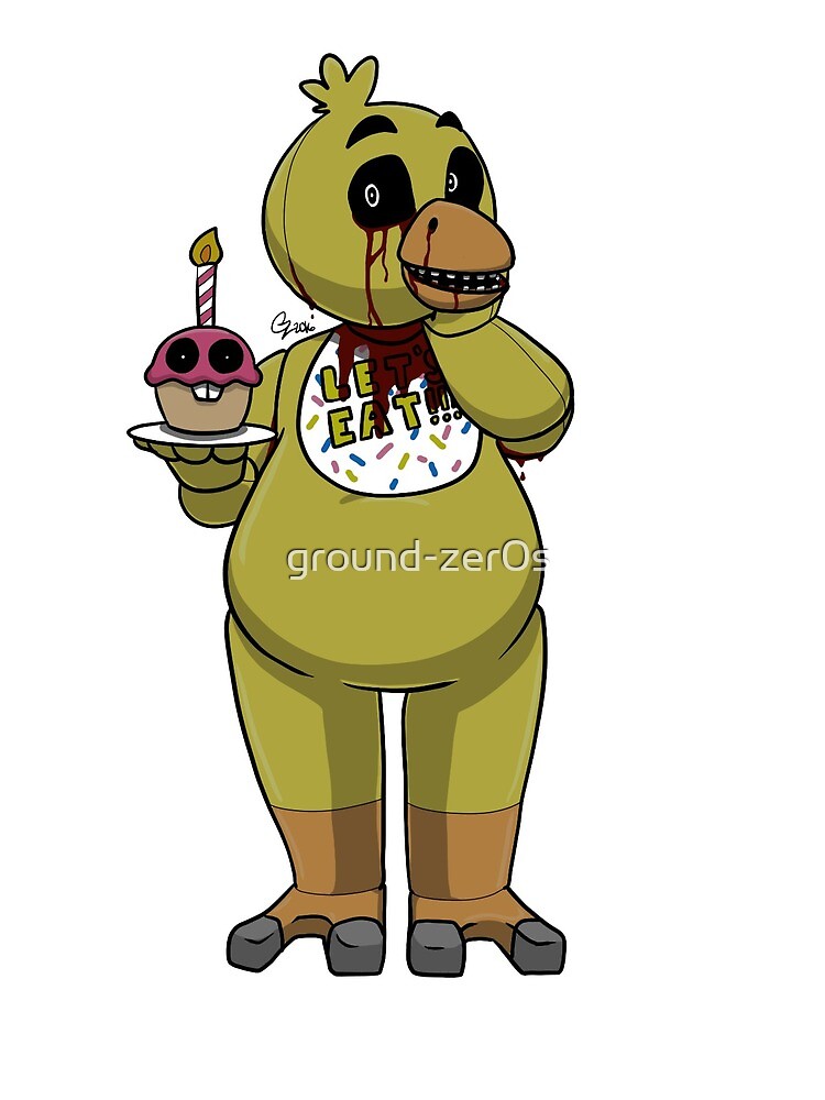 Five Nights At Freddy's Withered Chica Art Board Print for Sale by  HappyTreeX1