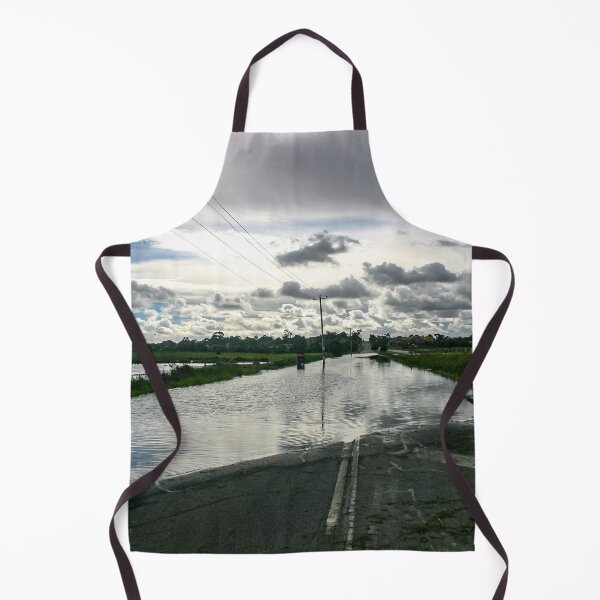 Item preview, A cloudy sky reflecting in the flood waters across Heatherton Road highway in Dandenong designed and sold by James-Cole.