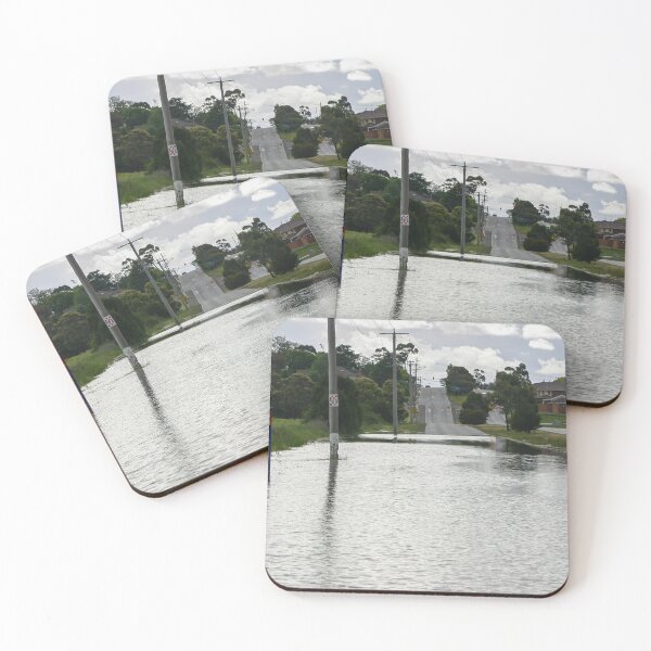 Item preview, Deep flood water across Heatherton Road highway in Dandenong designed and sold by James-Cole.