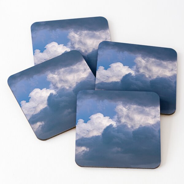 Item preview, Dark grey and billowing white clouds against a blue sky designed and sold by James-Cole.