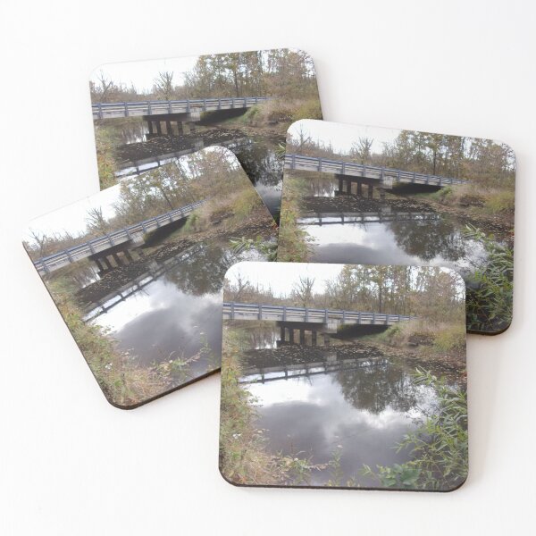 Item preview, Autumn bridge over the creek designed and sold by AlicesArtistry.