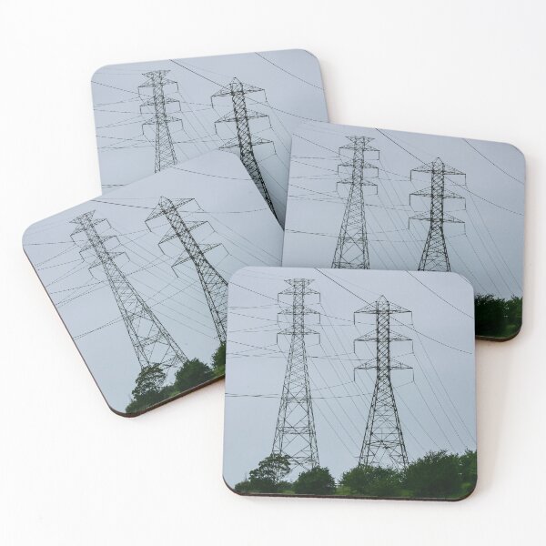 Item preview, Power pylons carrying the electricity cables across the country designed and sold by James-Cole.
