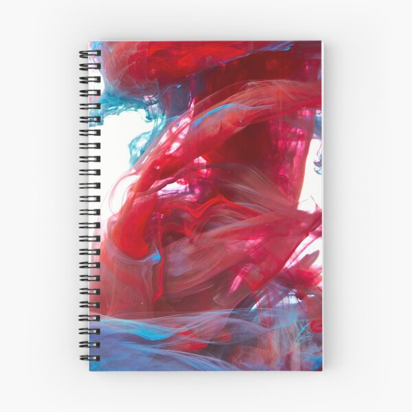Aperçu de l'œuvre Une tornade de motif de peinture rouge et bleu créée et vendue par CherryDamzel.