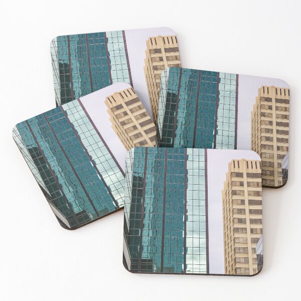 Item preview, Sky reflecting off the windows in a city high-rise tower designed and sold by James-Cole.