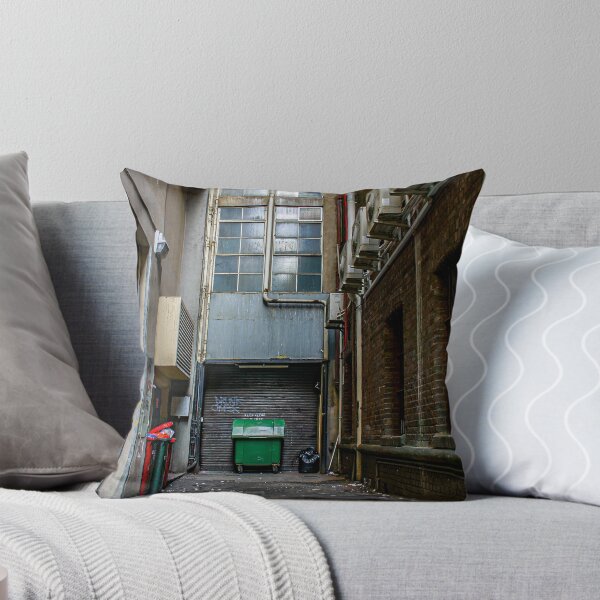 Item preview, End of a city laneway lined with windows and air conditioners designed and sold by James-Cole.