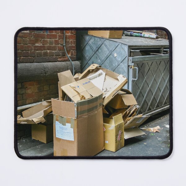 Item preview, A city laneway filled with boxes and garbage designed and sold by James-Cole.