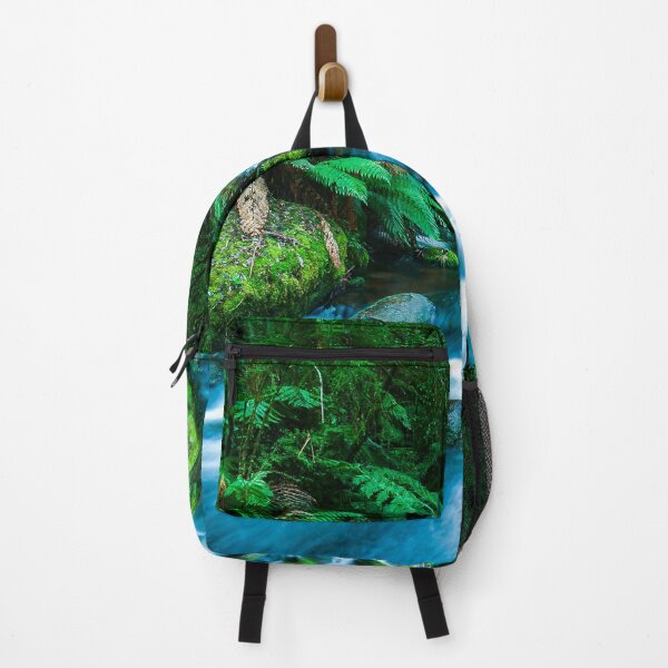 Item preview, Mountain river cascading through the lush green rainforest designed and sold by James-Cole.