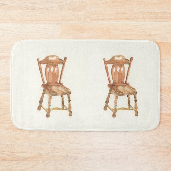 Item preview, Wooden Captains Chair Watercolor designed and sold by ellenmueller.
