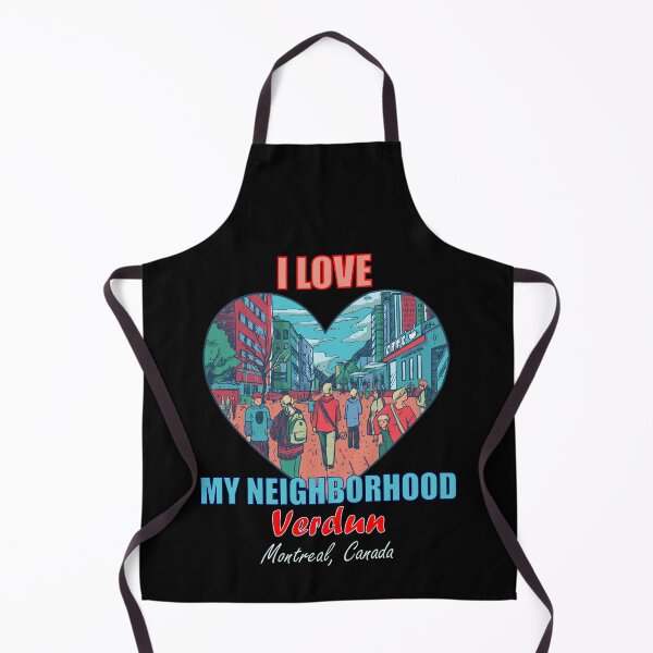 Item preview, I Love My Neighborhood Verdun Montreal - Community Pride designed and sold by artfulnotebook.