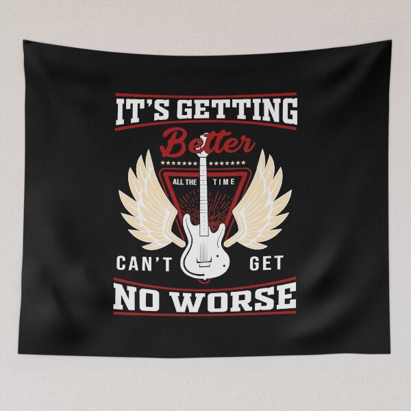 Item preview, Motivational Quotes For Success In Life - The Beatles - Getting Better designed and sold by CataRedBubble.