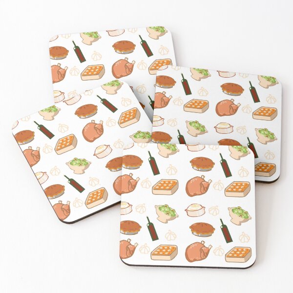 Item preview, Yummy Holiday Dinner Print designed and sold by GogoM.