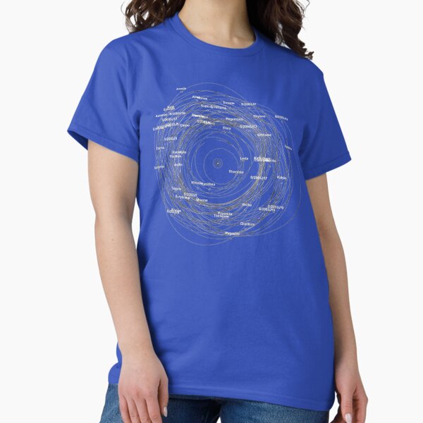 Moons of Saturn Classic T-Shirt