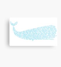 A very surprised looking whale Metal Print