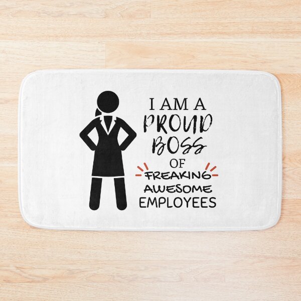 Item preview, I Am a Proud Boss of Freaking Awesome Employees designed and sold by Teetee94.