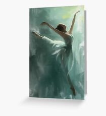 Ballerina Greeting Card