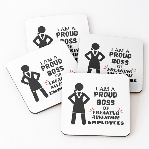 Item preview, I Am a Proud Boss of Freaking Awesome Employees Bold - Funny Work Gifts, Boss Gifts, Office Gifts designed and sold by Teetee94.