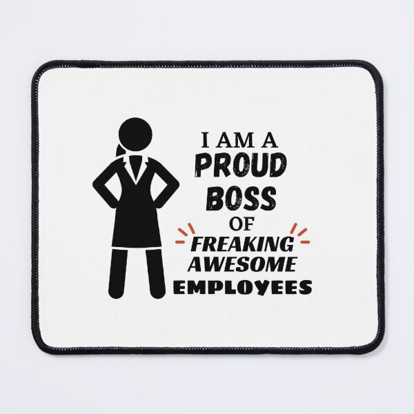 Item preview, I Am a Proud Boss of Freaking Awesome Employees Bold - Funny Work Gifts, Boss Gifts, Office Gifts designed and sold by Teetee94.