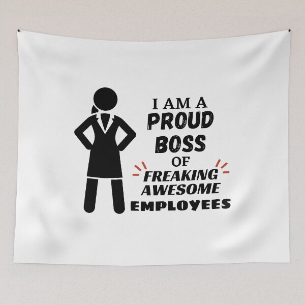 Item preview, I Am a Proud Boss of Freaking Awesome Employees Bold - Funny Work Gifts, Boss Gifts, Office Gifts designed and sold by Teetee94.