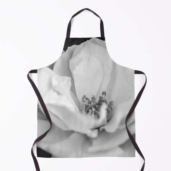 Item preview, Close up white flower petals in black and white designed and sold by James-Cole.