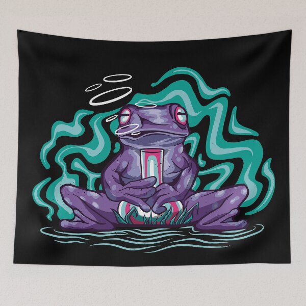 Item preview, Psychedelic Frog Animal Design designed and sold by Steve Yao.