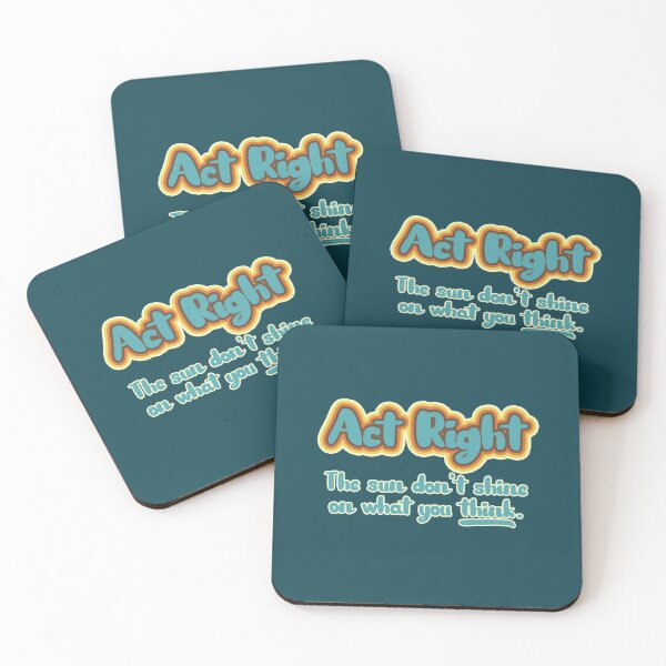 Item preview, Act Right - The Sun Don't Shine on What You Think designed and sold by monkeyfracas.