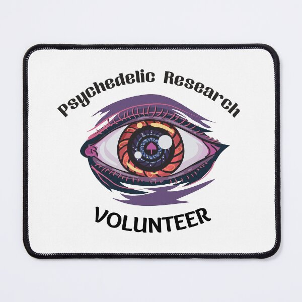 Item preview, Psychedelic Research Volunteer - Trippy Mushroom Eye Design designed and sold by Auntieck.
