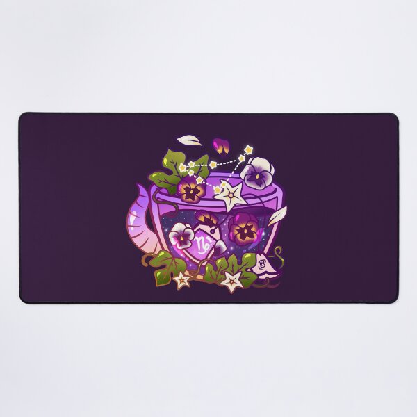 Capricorn Zodiac Teacup Desk Mat