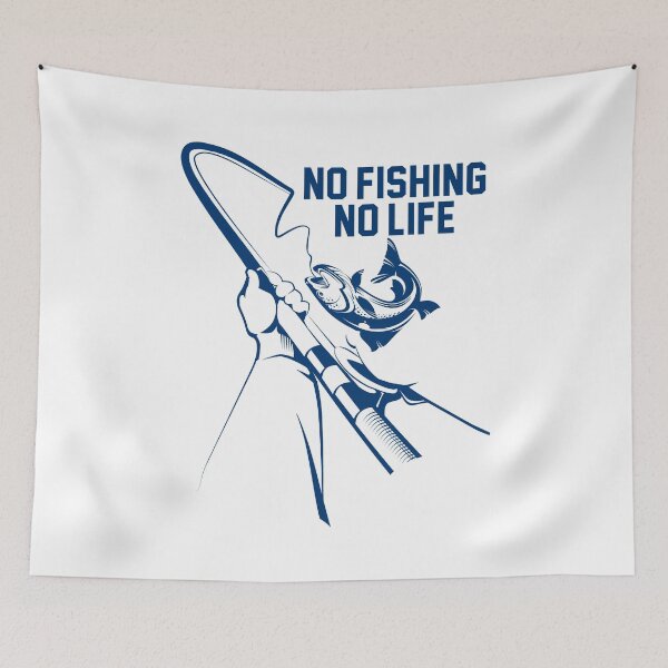 Item preview, NO FISHING NO LIFE designed and sold by DRIPPED-STORE.