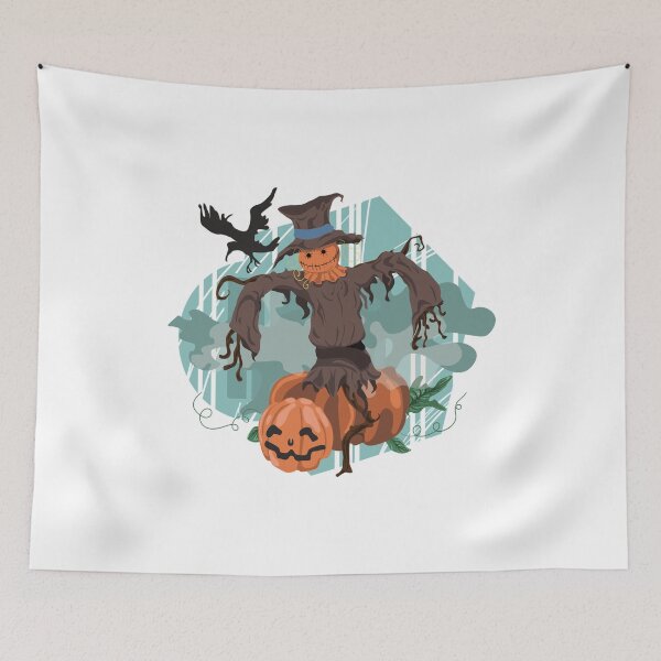 Item preview, Halloween fear and funny scarecrow designed and sold by Oblivyum.