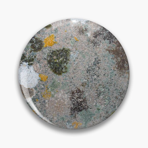 Item preview, Blotchy patchy lichen and moss patterns growing on an old textured stone designed and sold by James-Cole.