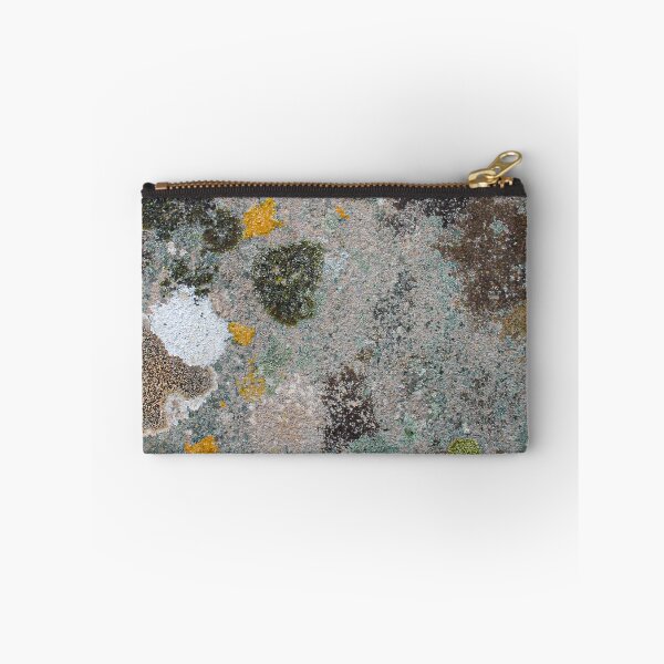 Item preview, Blotchy patchy lichen and moss patterns growing on an old textured stone designed and sold by James-Cole.