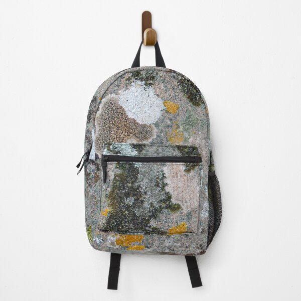 Item preview, Blotchy patchy lichen and moss patterns growing on an old textured stone designed and sold by James-Cole.