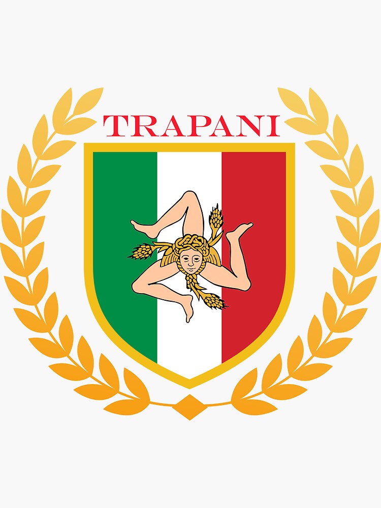 Thumbnail 3 of 3, Sticker, Trapani Sicily Italy designed and sold by ItaliaStore.