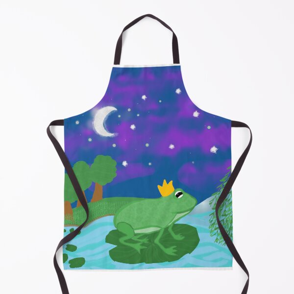 Item preview, Frog Prince | The Frog, Moon, and Lake designed and sold by fairytalearrrt.