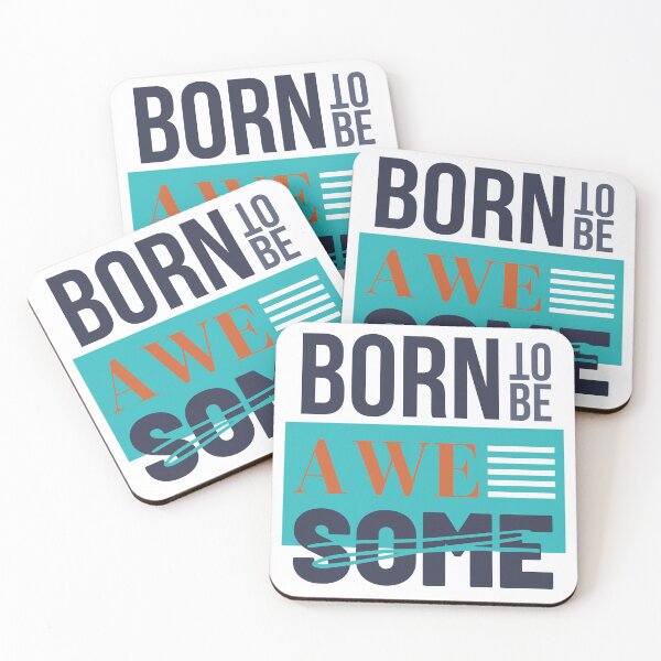 Item preview, Born To Be Awesome designed and sold by Y-Muqsit.